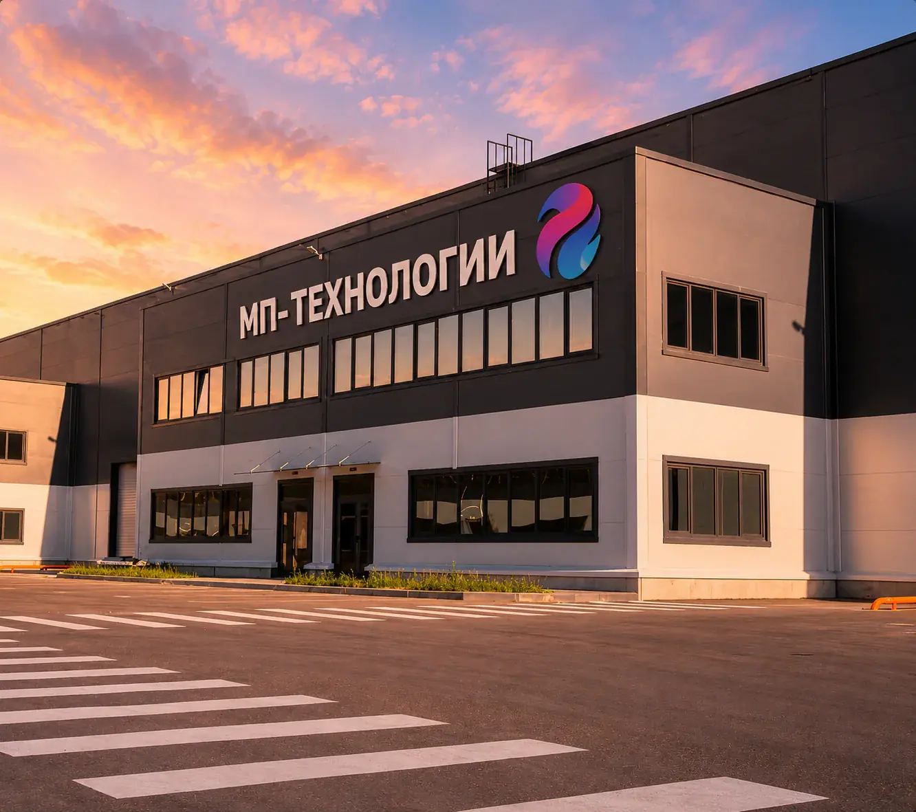 Фасад шоурума МП-Технологии